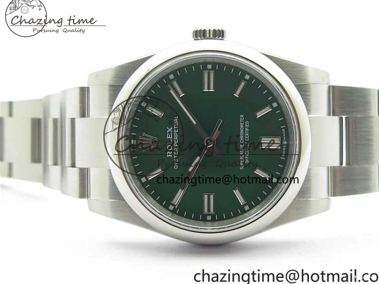 MiroTime 0209 Snug Oyster Perpetual 36mm 126000 BP Best Edition Green Dial on SS Bracelet 2648